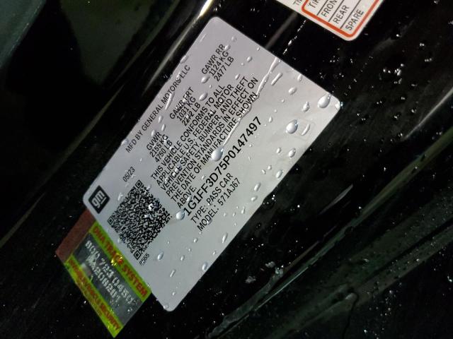 2023 CHEVROLET CAMARO LT1 - 1G1FF3D75P0147497