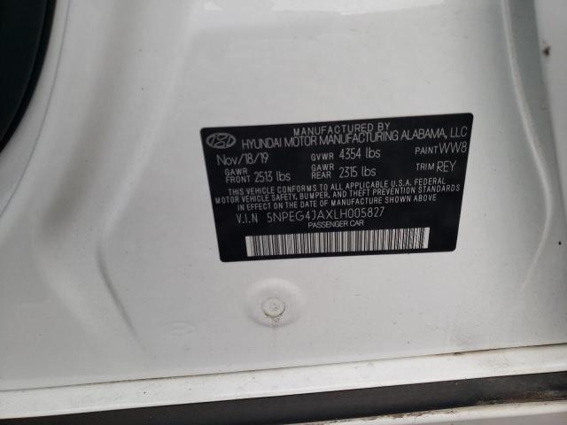 5NPEG4JAXLH005827 2020 Hyundai Sonata Se