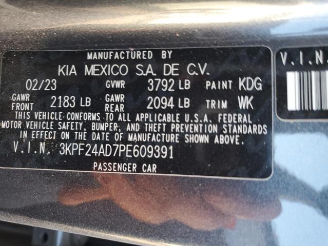 3KPF24AD7PE609391 | 2023 KIA FORTE LX