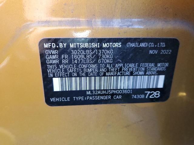 ML32AUHJ5PH003601 | 2023 MITSUBISHI MIRAGE