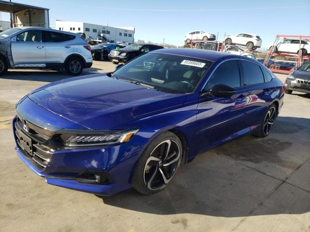 Vin: 1hgcv1f36ma052160, lot: 80388603, honda accord sport 20211