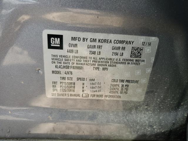 KL4CJHSB1FB098681 | 2015 BUICK ENCORE PRE