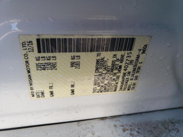 2017 NISSAN MAXIMA 3.5 - 1N4AA6AP6HC402735