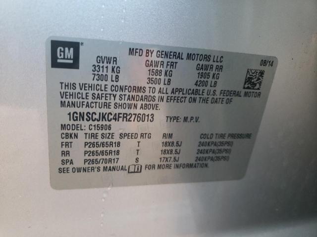 1GNSCJKC4FR276013 | 2015 CHEVROLET SUBURBAN C