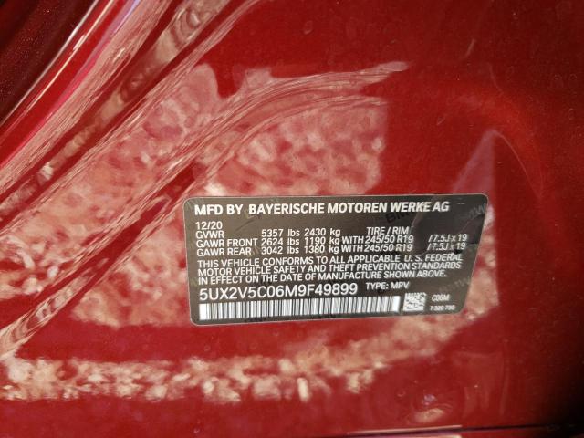 2021 BMW X4 XDRIVEM - 5UX2V5C06M9F49899