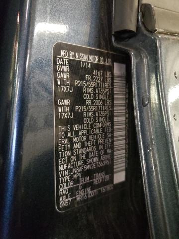 2014 Nissan Juke S VIN: JN8AF5MV2ET363951 Lot: 80901723