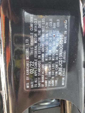 2022 KAWASAKI EJ800 D - JKBEJCD19NA004515