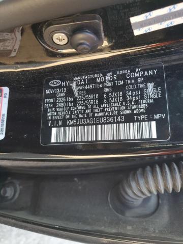 2014 Hyundai Tucson Gls VIN: KM8JU3AG1EU836143 Lot: 82663813