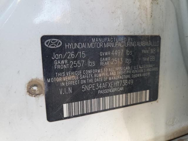 5NPE34AFXFH173849 | 2015 HYUNDAI SONATA SPO