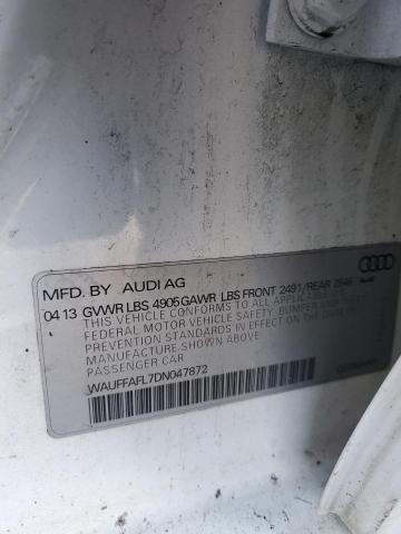 VIN WAUFFAFL7DN047872 2013 Audi A4, Premium Plus no.12