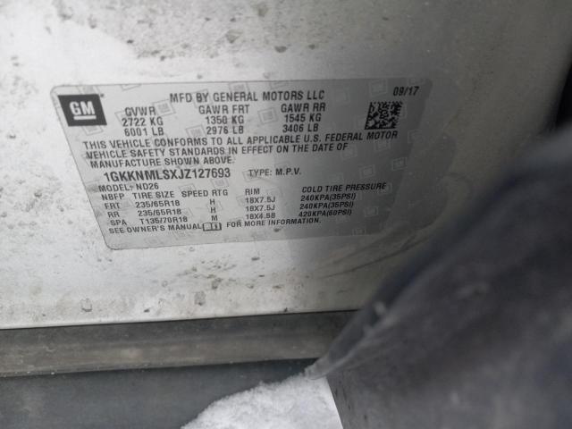2018 GMC ACADIA 1GKKNMLSXJZ127693