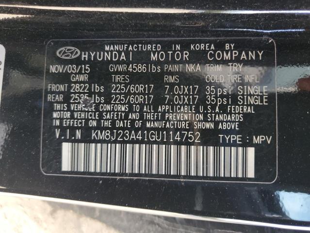 KM8J23A41GU114752 | 2016 HYUNDAI TUCSON SE