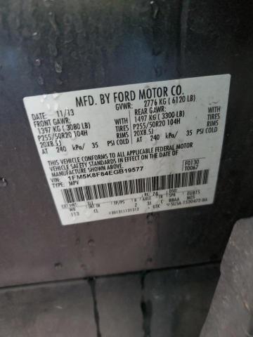 1FM5K8F84EGB19577 | 2014 FORD EXPLORER L