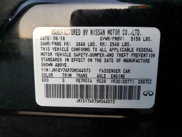 JN1EV7AR7GM344573 | 2016 INFINITI Q50 PREMIU