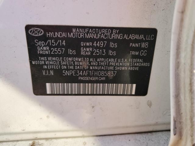 5NPE34AF1FH085837 | 2015 HYUNDAI SONATA SPO