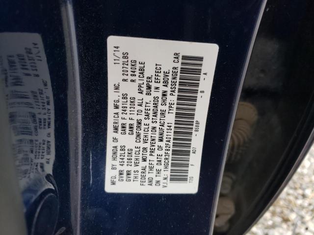 1HGCR3F82FA011541 | 2015 HONDA ACCORD EXL