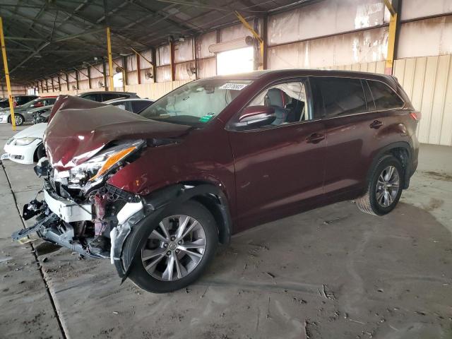 VIN 5TDBKRFH2ES039259 2014 Toyota Highlander, LE no.1