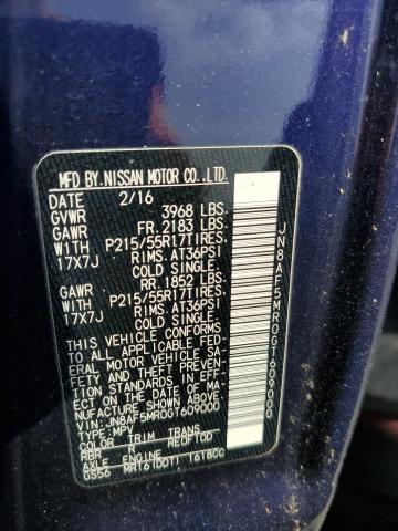 2016 NISSAN JUKE S - JN8AF5MR0GT609000