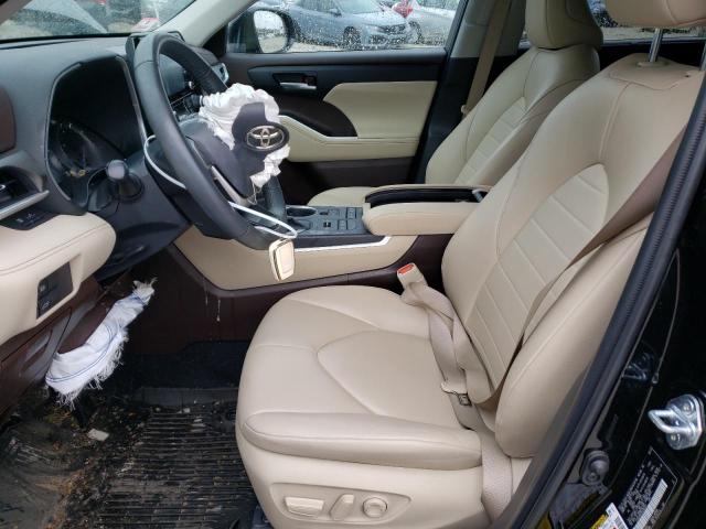 2022 Toyota Highlander Xle VIN: 5TDGZRBH7NS586261 Lot: 79530413