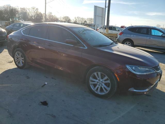  CHRYSLER 200 SEDAN 2016 Червоний