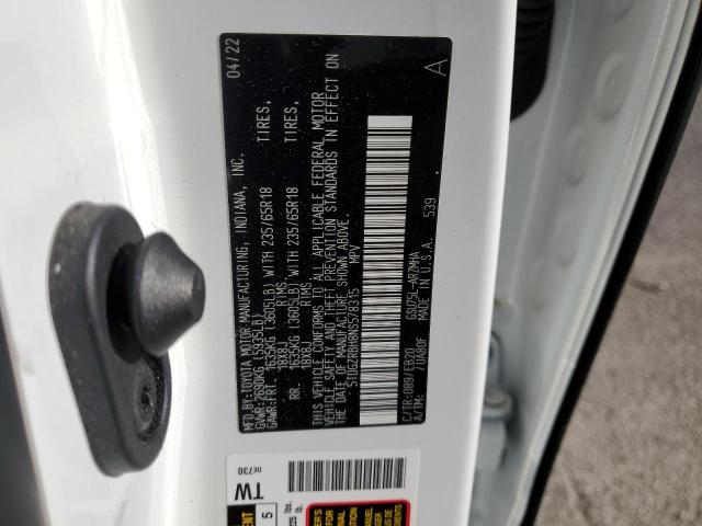 VIN 5TDGZRBH8NS578315 2022 Toyota Highlander, Xle no.14