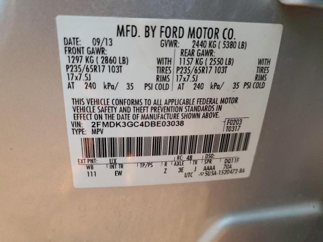 2013 Ford Edge Se VIN: 2FMDK3GC4DBE03038 Lot: 80561833