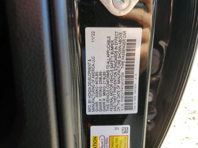 1HGCV1F41NA107334 | 2022 HONDA ACCORD SPO