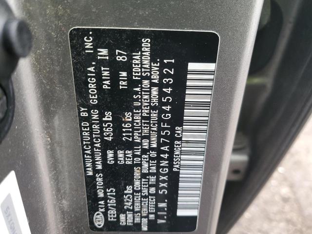 2015 KIA OPTIMA EX - 5XXGN4A75FG454321