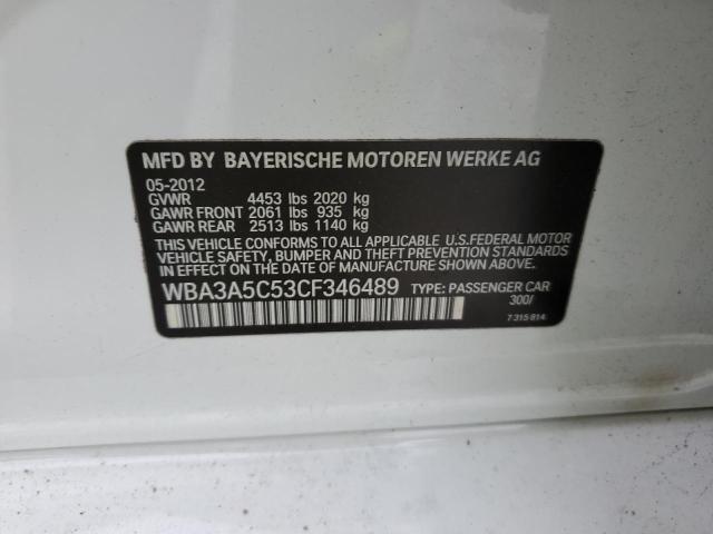 Lot #2452865453 2012 BMW 328 I salvage car