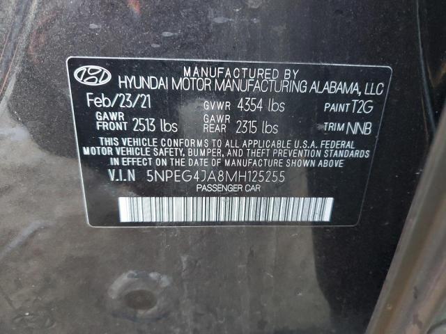 5NPEG4JA8MH125255 | 2021 HYUNDAI SONATA SE