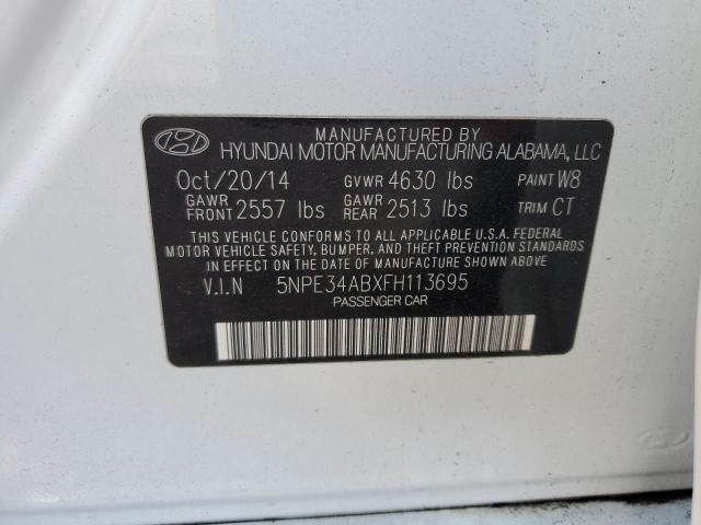 5NPE34ABXFH113695 | 2015 HYUNDAI SONATA SPO