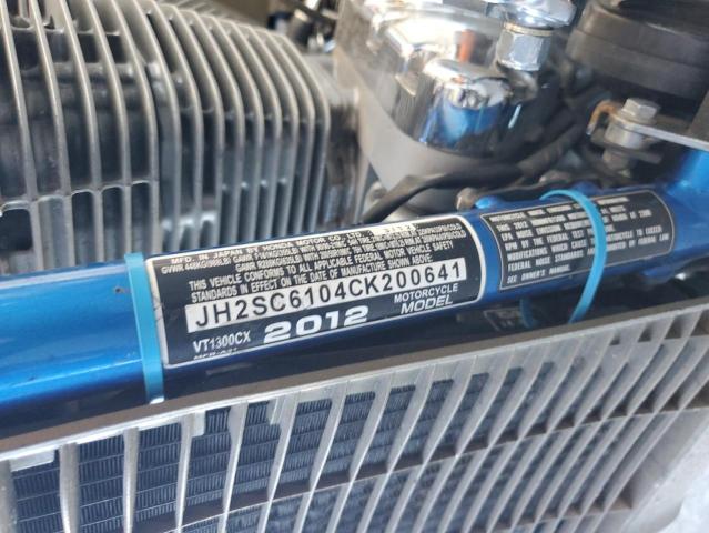 2012 HONDA VT1300 CX JH2SC6104CK200641