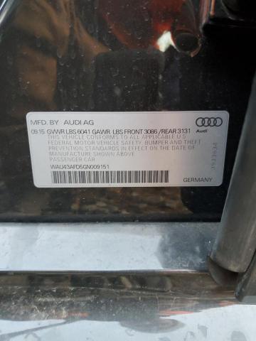 2016 AUDI A8 QUATTRO WAU43AFD5GN009151