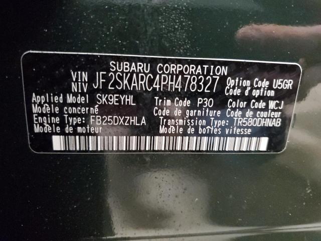 JF2SKARC4PH478327 | 2023 SUBARU FORESTER T