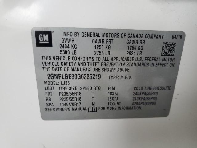 2016 CHEVROLET EQUINOX LT - 2GNFLGE30G6336219
