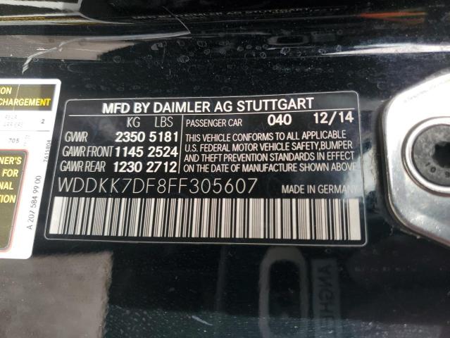 2015 MERCEDES-BENZ E 550 - WDDKK7DF8FF305607