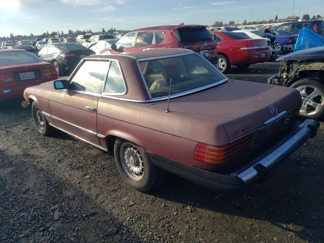 1982 Mercedes-Benz 380 Sl VIN: WDBBA45A3CB010186 Lot: 79716993