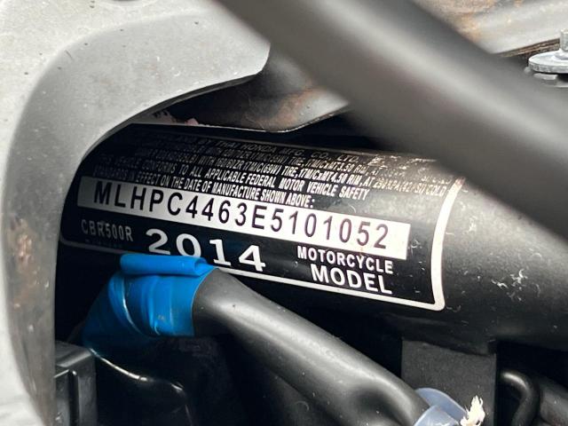 2014 HONDA CBR500 R MLHPC4463E5101052