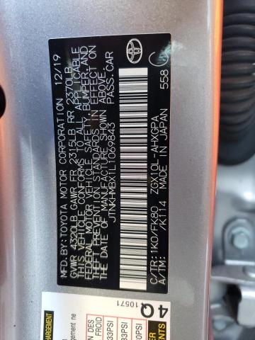 2020 TOYOTA C-HR XLE - JTNKHMBX1L1069843