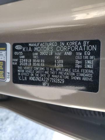 KNDJN2A22F7192829 | 2015 KIA SOUL