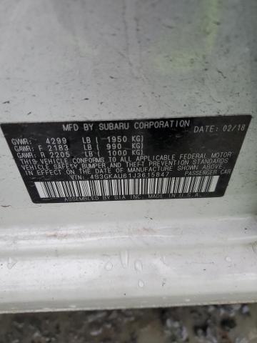 2018 SUBARU IMPREZA LI - 4S3GKAU61J3615847