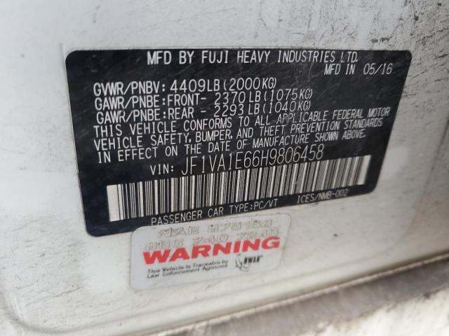 JF1VA1E66H9806458 | 2017 SUBARU WRX PREMIU