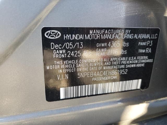 5NPEB4AC4EH861952 | 2014 HYUNDAI SONATA GLS