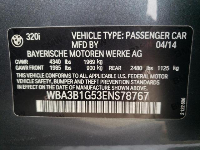 WBA3B1G53ENS78767 | 2014 BMW 320 I