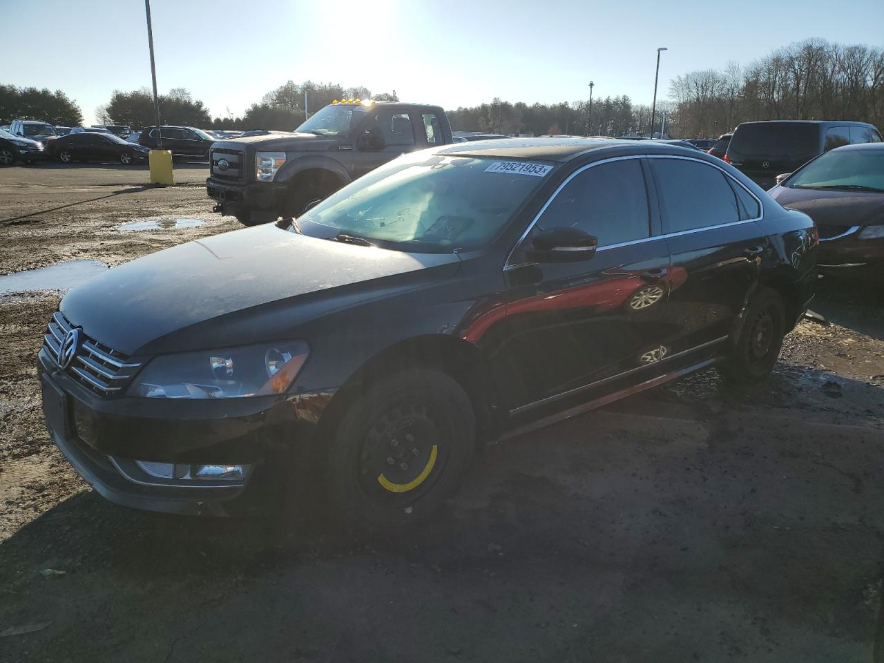 1vwbn7a35dc039907 1VWBN7A35DC039907 2013 Volkswagen Passat Se