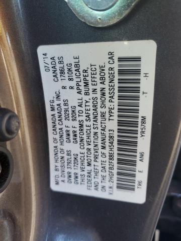 2HGFB2F88EH540813 | 2014 HONDA CIVIC EX