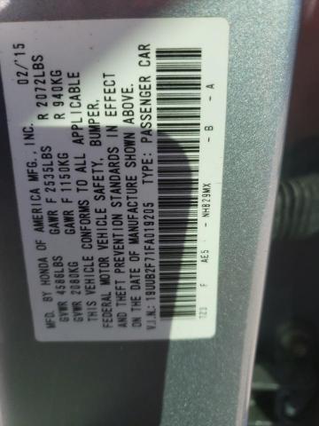 2015 ACURA TLX ADVANC 19UUB2F71FA019205