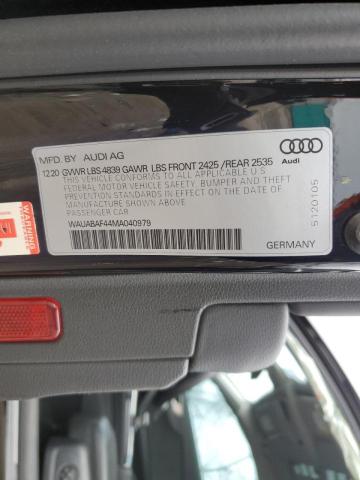 WAUABAF44MA040979 2021 AUDI A4, photo no. 12