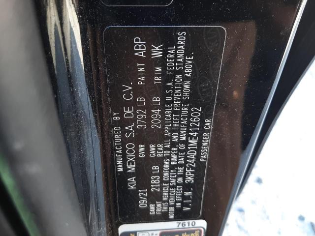 2021 KIA FORTE FE - 3KPF24AD1ME412602