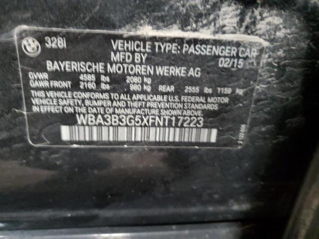 2015 BMW 328 XI - WBA3B3G5XFNT17223